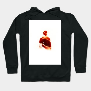 Man Silhouette Graphic Hoodie